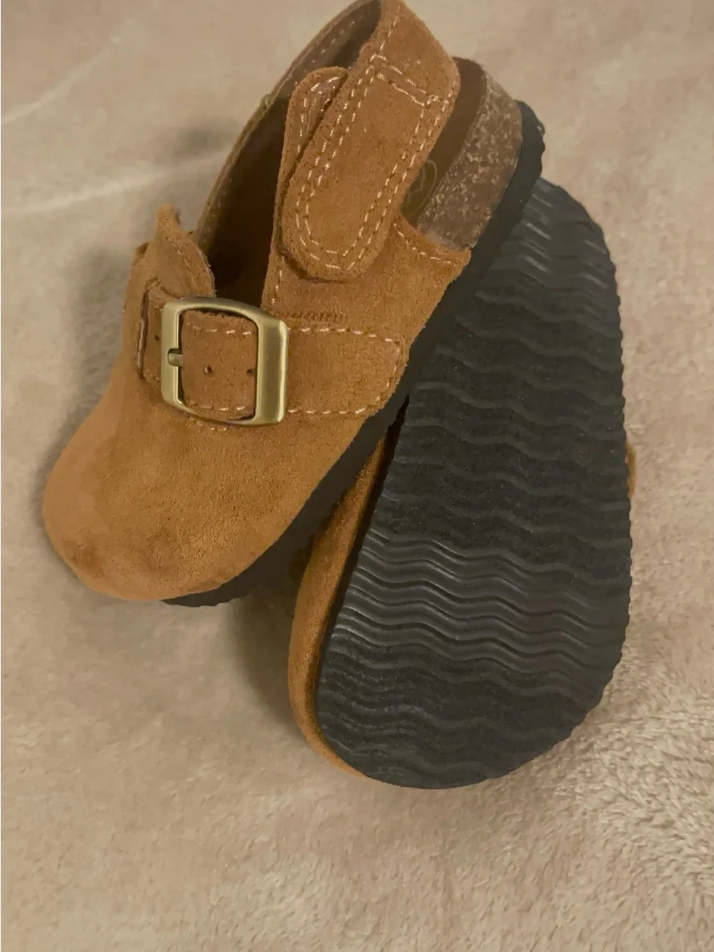 White Mountain Kids Brown Suede
